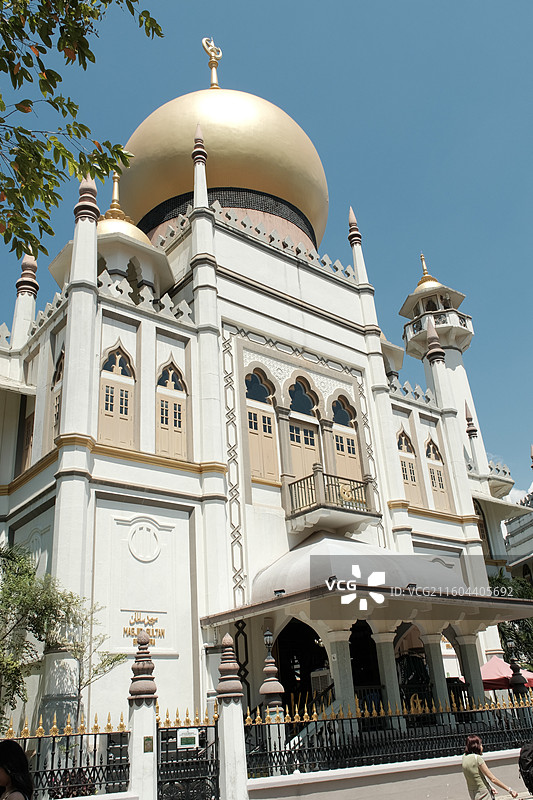 新加坡苏丹回教堂图片素材