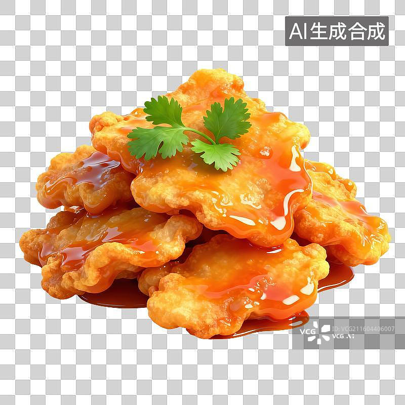 【AI数字艺术】锅包肉-东北菜图片素材