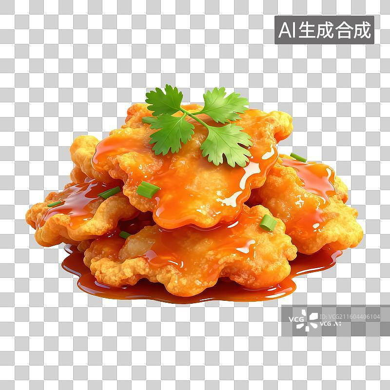 【AI数字艺术】锅包肉-东北菜图片素材