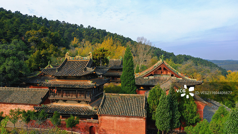西溪二仙庙 真泽宫 西溪 二仙庙 山西 晋城 陵川 崇文镇 第五批 全国重点文物保护单位 梳妆楼 古图片素材