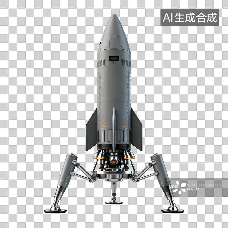 【AI数字艺术】3D风格重型火箭，复古火箭，半透明整流罩火箭，可回收火箭等图片素材