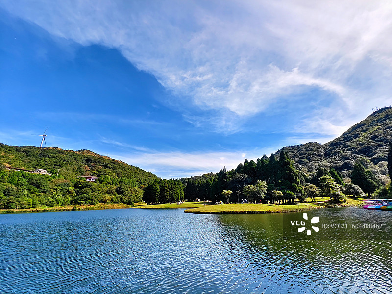 北流县大容山森林公园远景图片素材