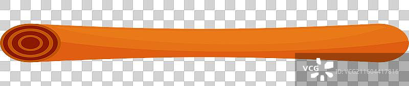 横放的肉桂棒，展示了其横截面图片素材