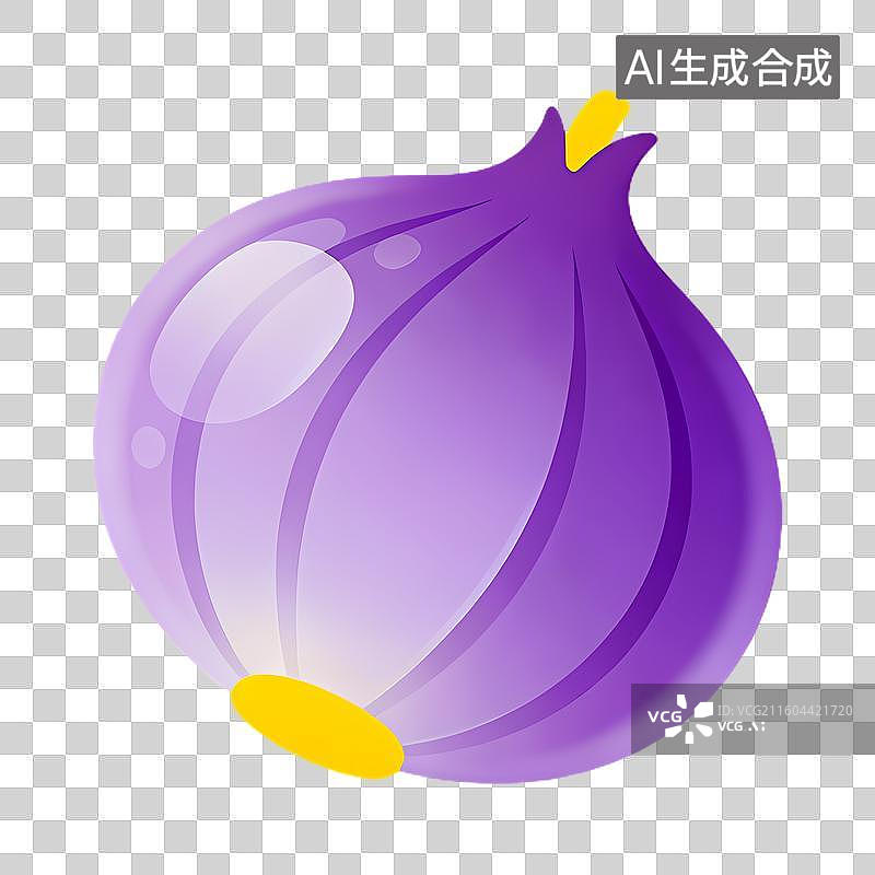 【AI数字艺术】紫色的洋葱蔬菜食材图片素材