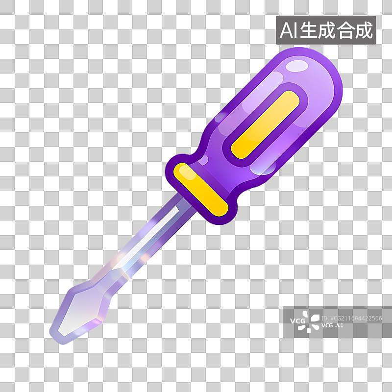 【AI数字艺术】彩色的维修螺丝刀图片素材