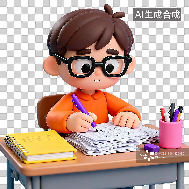 【AI数字艺术】3d电商风格时尚人物建模元素图片素材