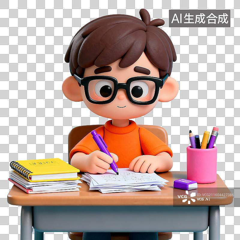 【AI数字艺术】3d电商风格时尚人物建模元素图片素材