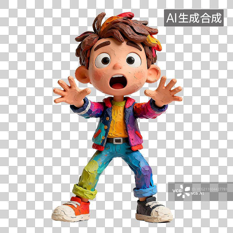 【AI数字艺术】3d电商风格时尚人物建模元素图片素材