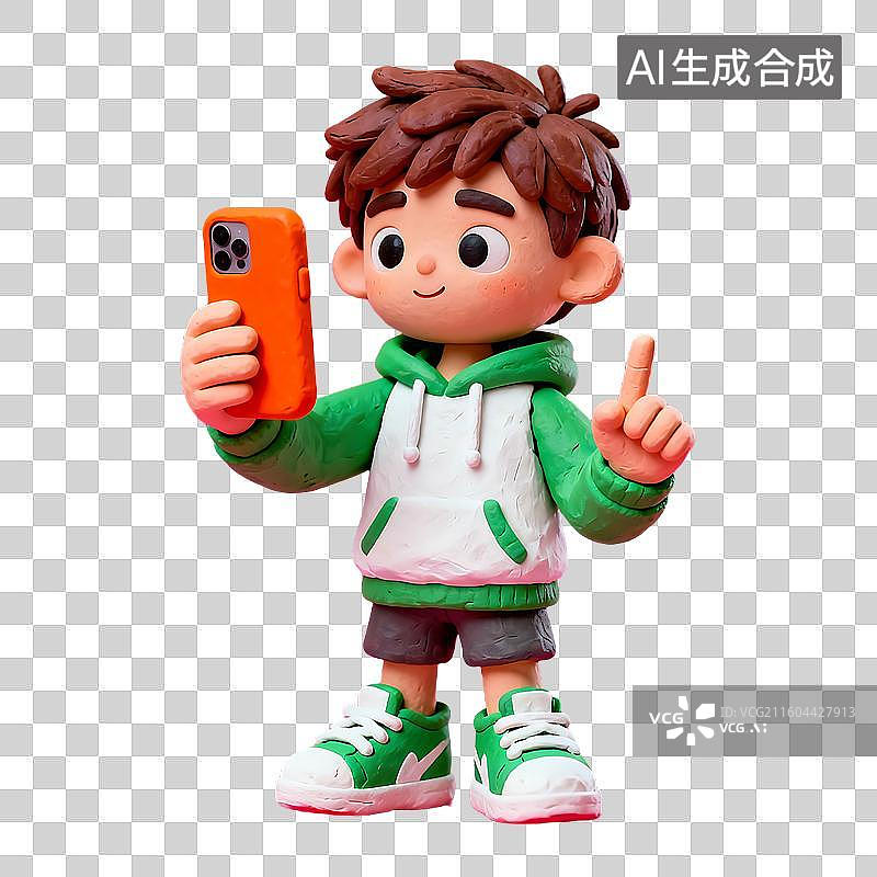 【AI数字艺术】3d电商风格时尚人物建模元素图片素材