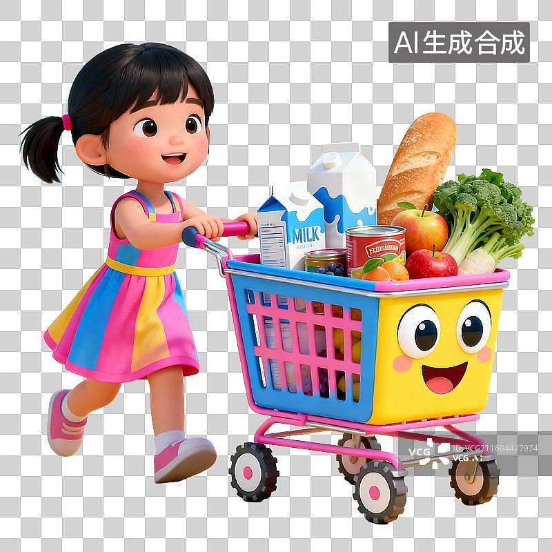 【AI数字艺术】3d电商风格时尚人物建模元素图片素材