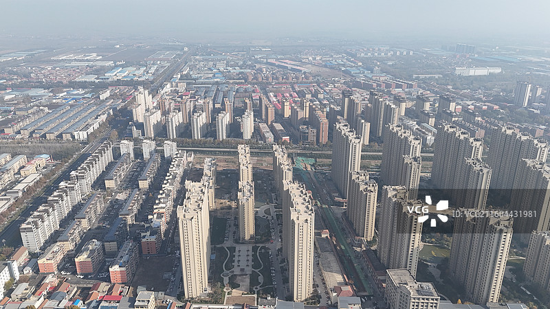 邯郸大名县航拍图片素材