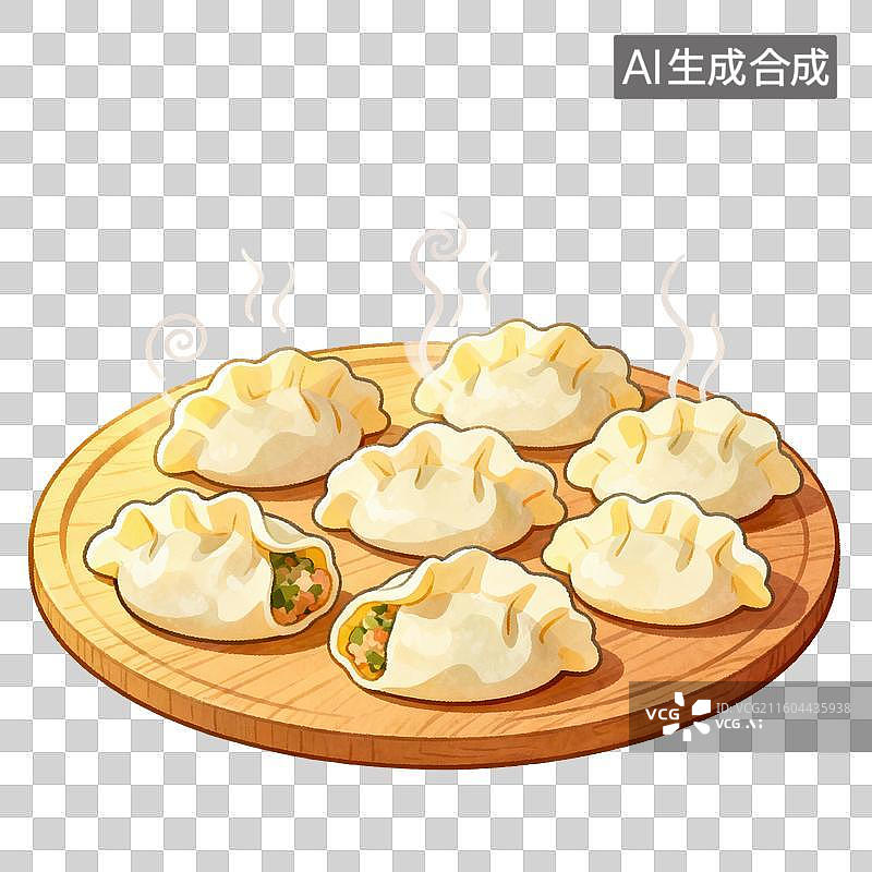 【AI数字艺术】东北饺子-东北菜图片素材
