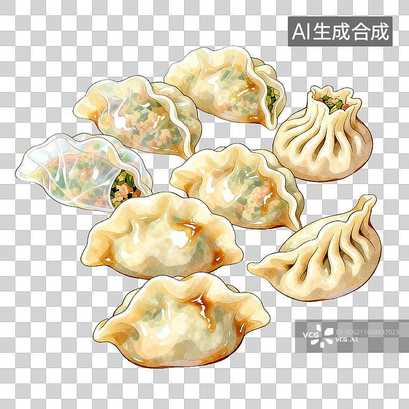 【AI数字艺术】东北饺子-东北菜图片素材