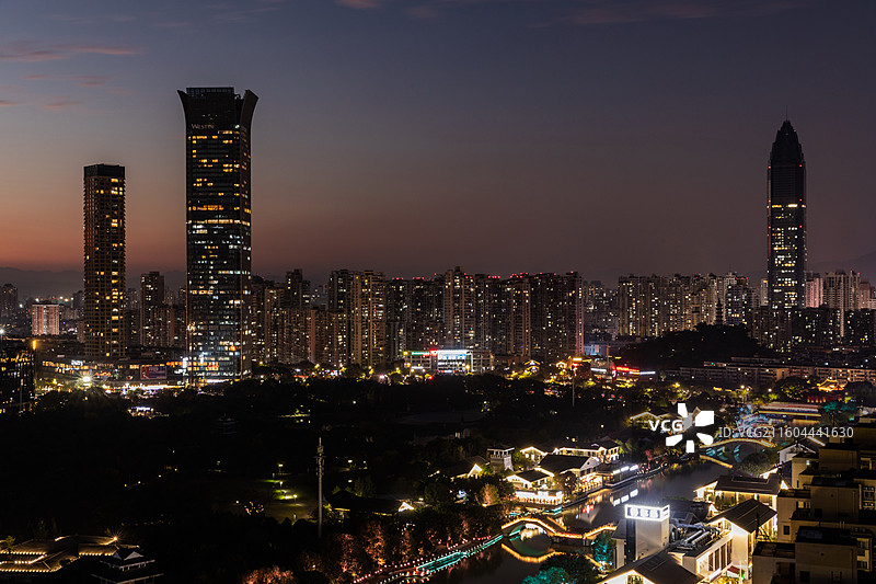 温州市城市风光图片素材