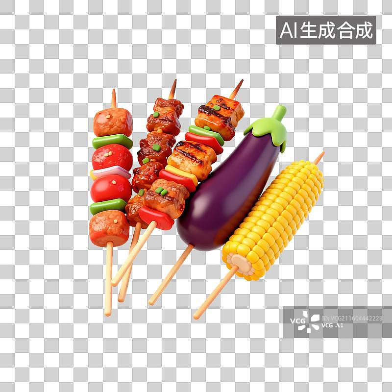 【AI数字艺术】东北烧烤-东北菜图片素材