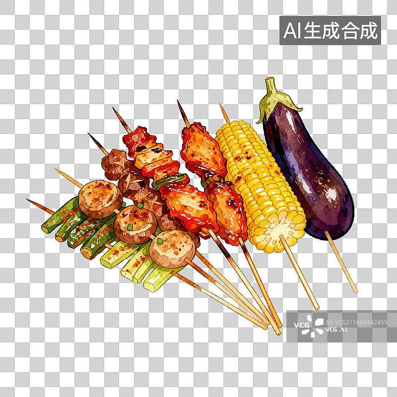 【AI数字艺术】东北烧烤-东北菜图片素材