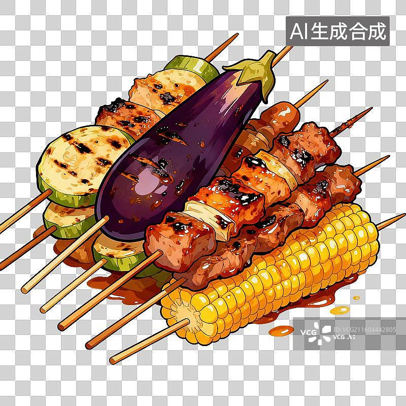【AI数字艺术】东北烧烤-东北菜图片素材