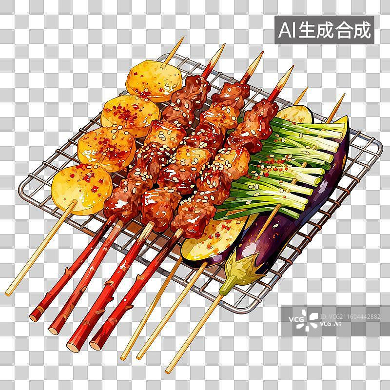 【AI数字艺术】东北烧烤-东北菜图片素材