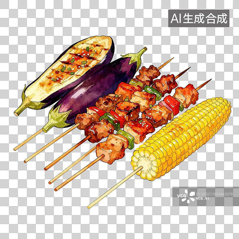 【AI数字艺术】东北烧烤-东北菜图片素材