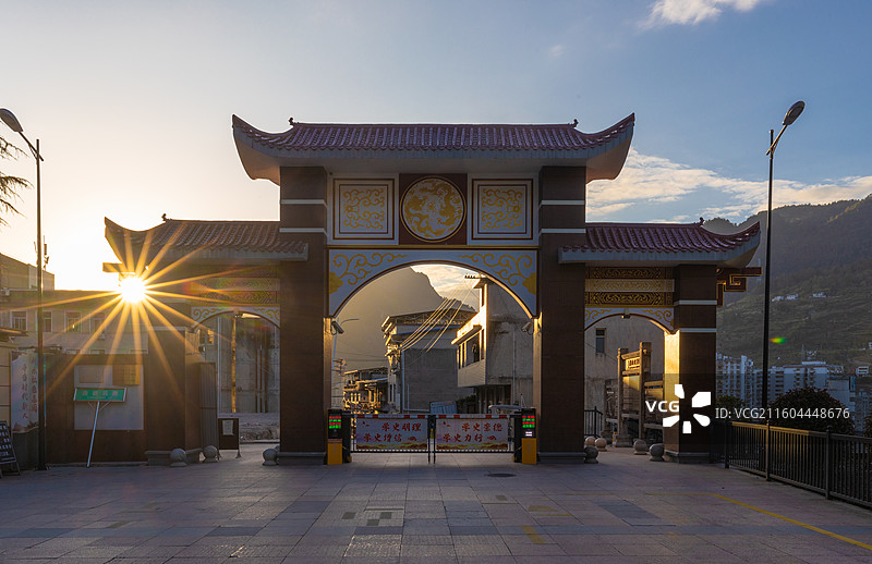 湖北恩施鹤峰县满山红景区、湘鄂边苏区革命烈士陵园图片素材