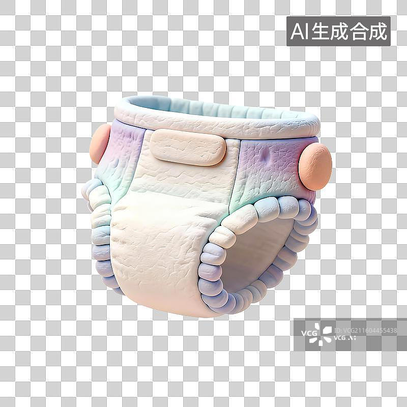 【AI数字艺术】3D婴儿纸尿裤图片素材