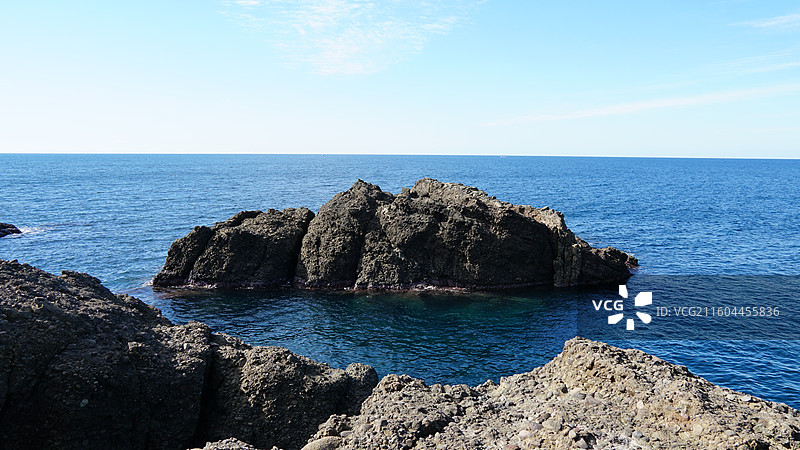 日本福井县 越前海岸国定公园图片素材