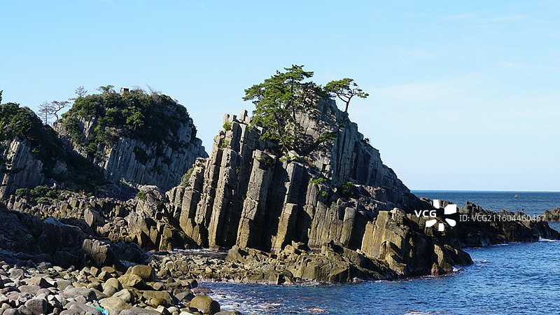 日本福井县 越前海岸国定公园图片素材