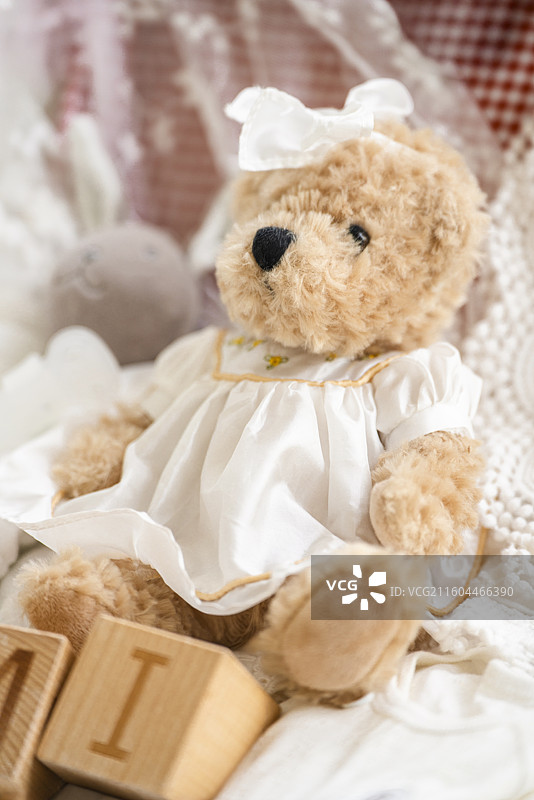 新生儿礼品篮橱窗展示装饰与布置设计图片素材