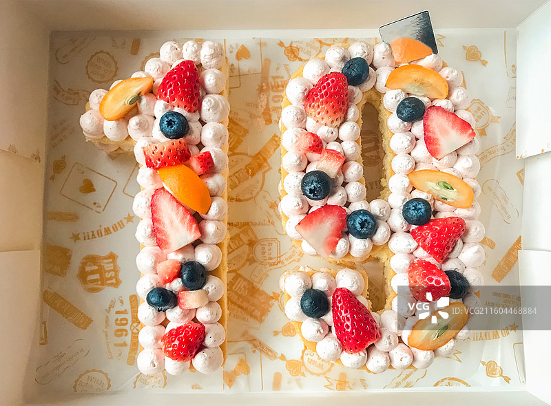 19岁数字创意生日蛋糕图片素材