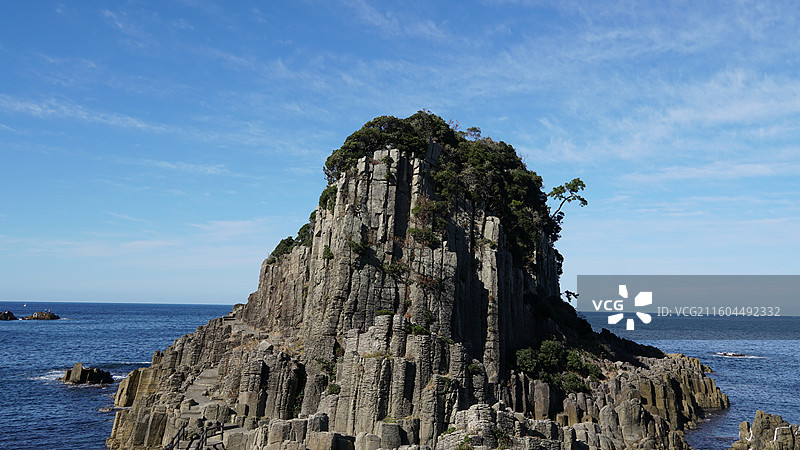 日本福井县 越前海岸国定公园图片素材