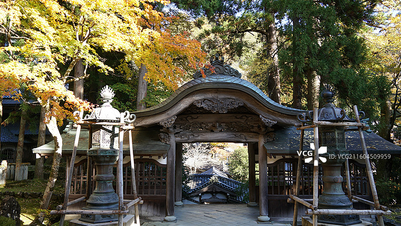 日本福井 曹洞宗吉祥山永平寺图片素材