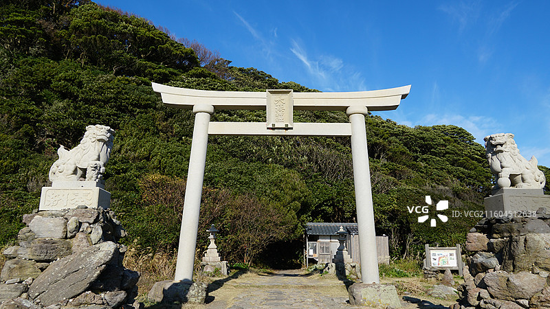 日本福井县 越前海岸国定公园 雄岛 锯岩图片素材