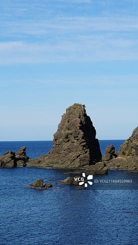 日本福井县 越前海岸国定公园图片素材