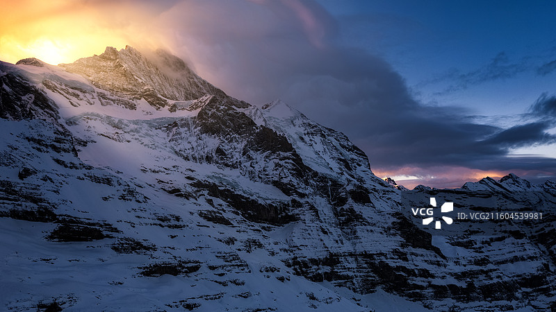 瑞士格林德瓦图片素材