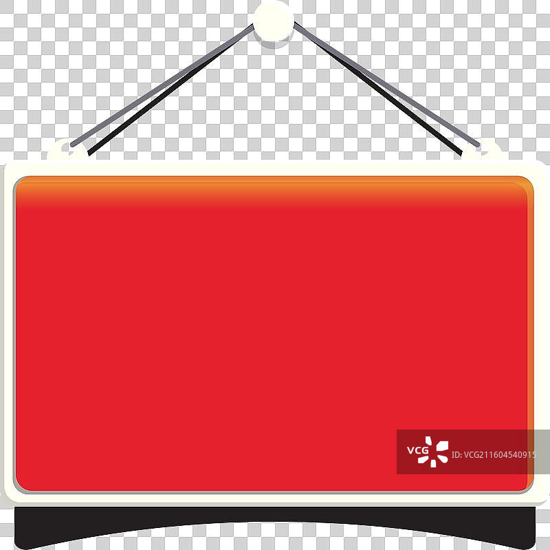 红色渐变“我们已关门”标牌图片素材