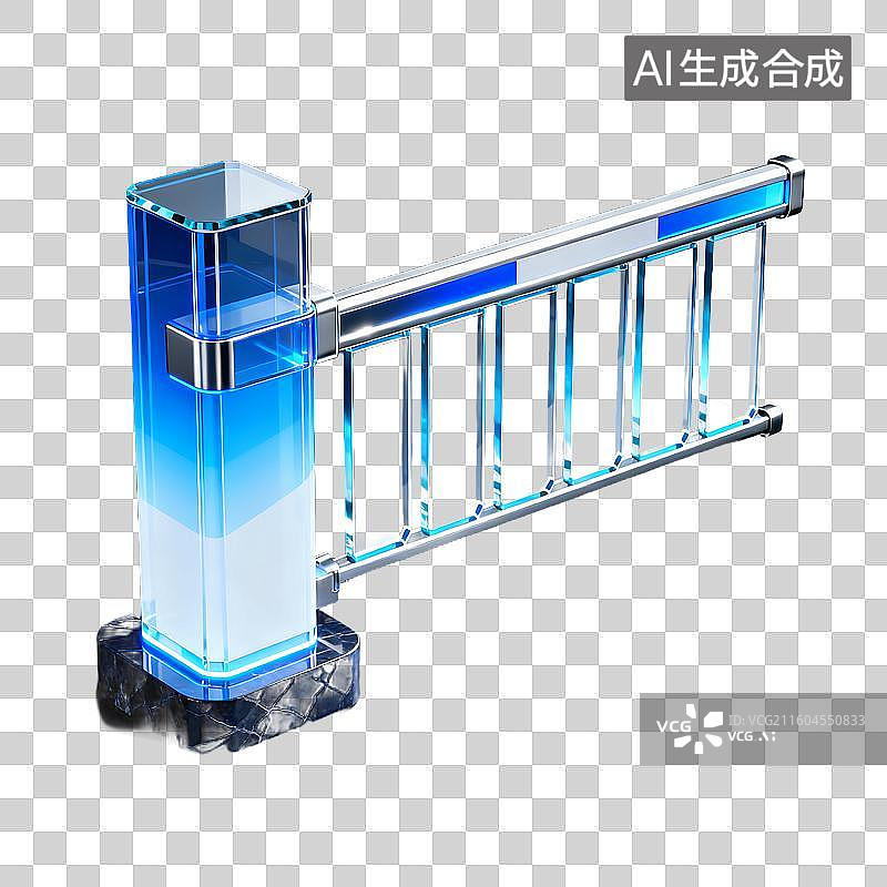 【AI数字艺术】3d磨砂玻璃科技风元素图片素材