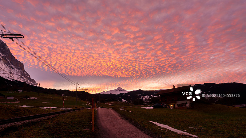 瑞士格林德瓦图片素材