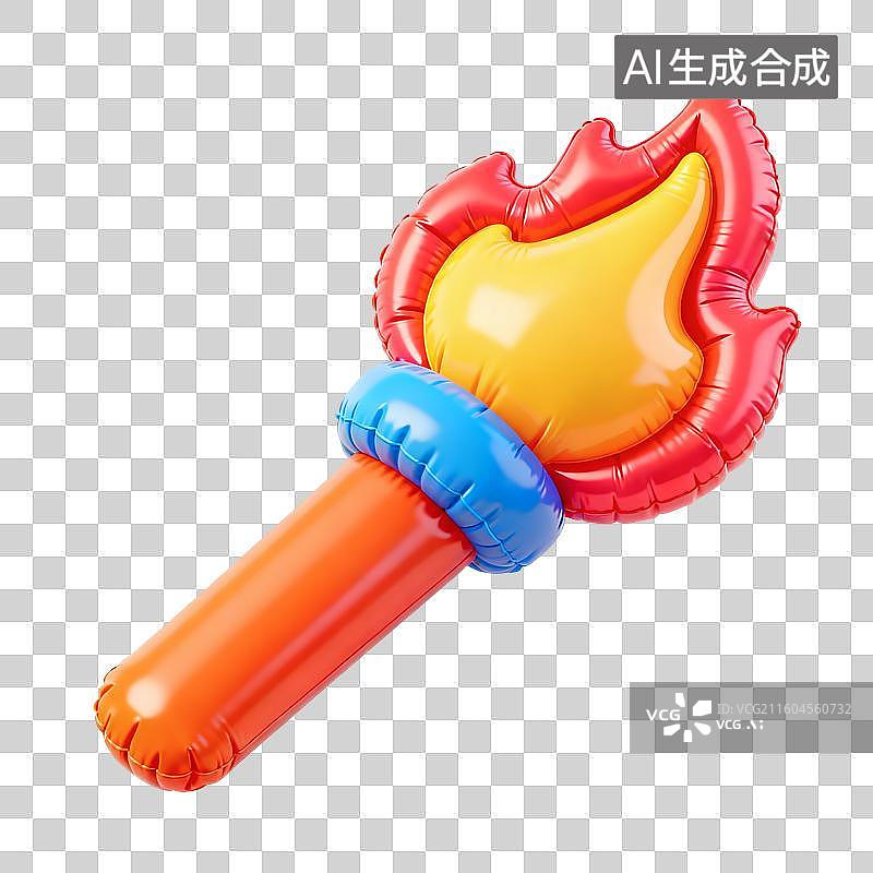 【AI数字艺术】火把插画图片素材