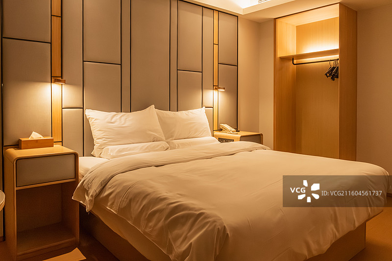 酒店大床房图片素材