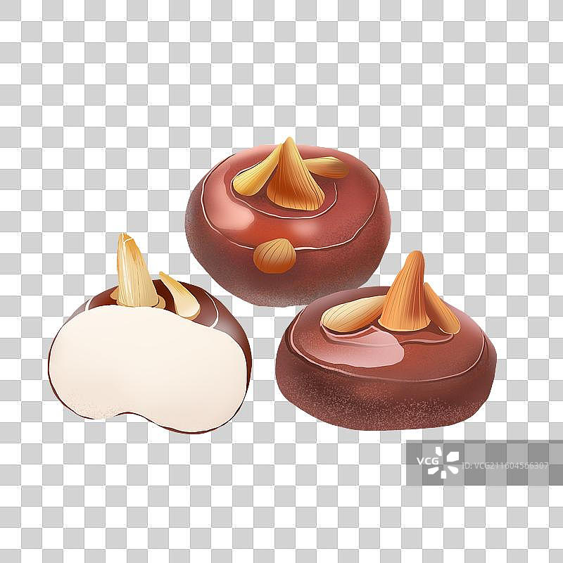 荸荠马蹄插画图片素材