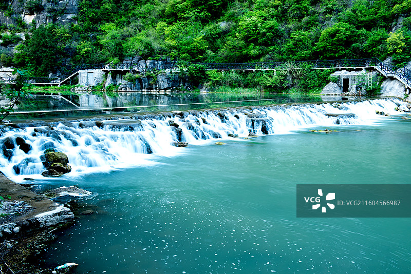 河南省焦作市博爱县4A景区青天河风光图片素材