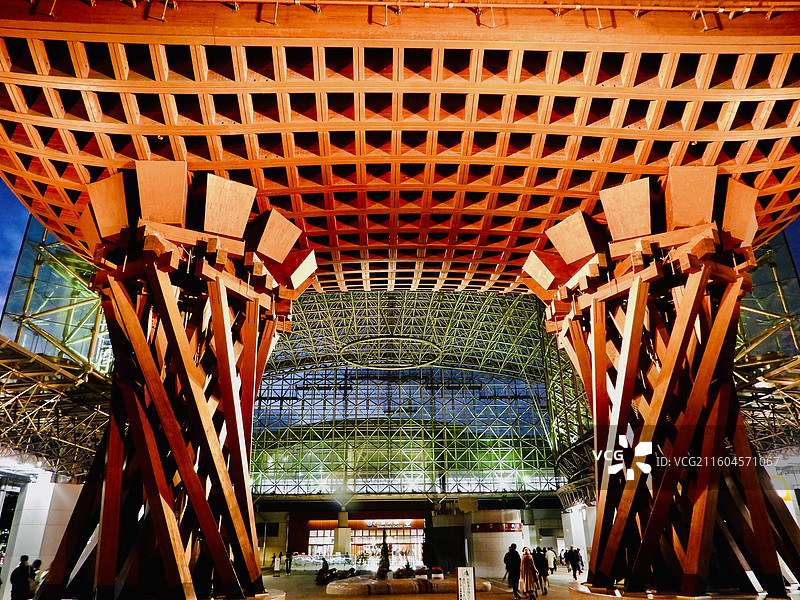 日本金泽动车站图片素材