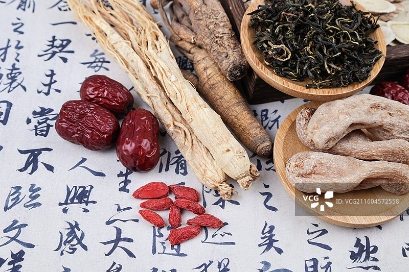 中国传统文化中医中药材图片素材