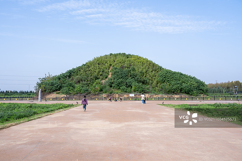 宋太祖赵匡胤永昌陵图片素材