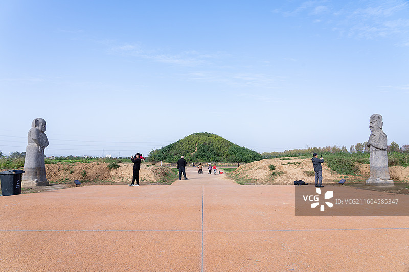 宋太祖赵匡胤永昌陵图片素材