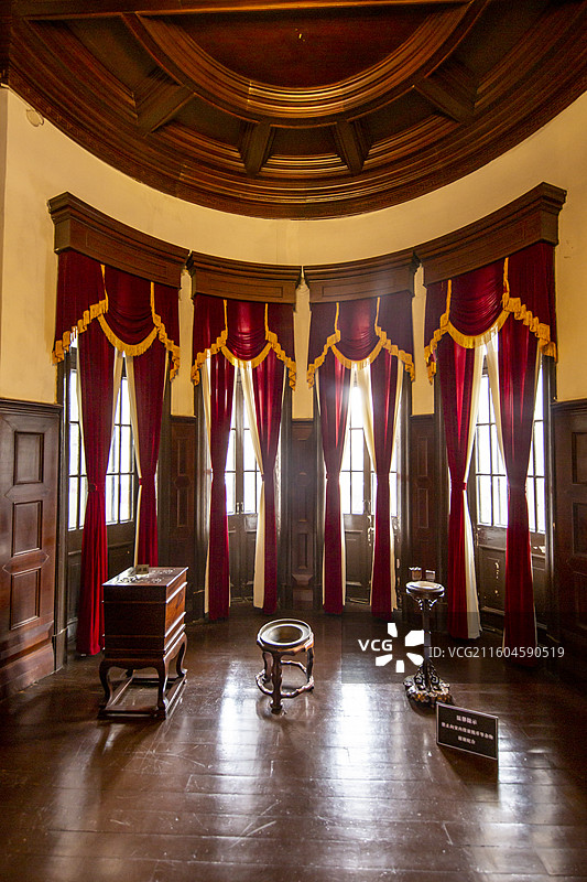 辽宁省沈阳市张学良旧居（张氏帅府）：东北政务委员会秘书长办公室图片素材