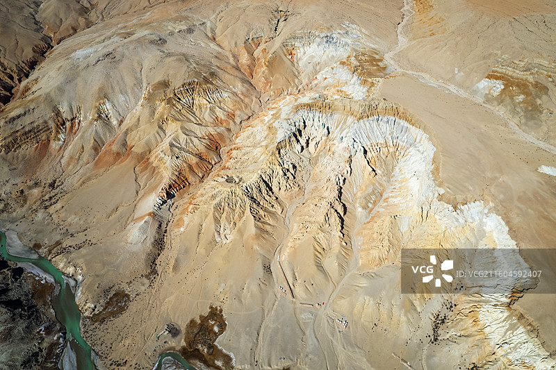 西藏阿里穹窿银城航拍图片素材