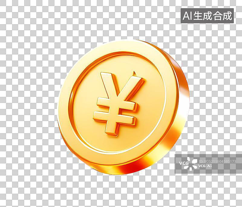 【AI数字艺术】卡通3d金币图标图片素材