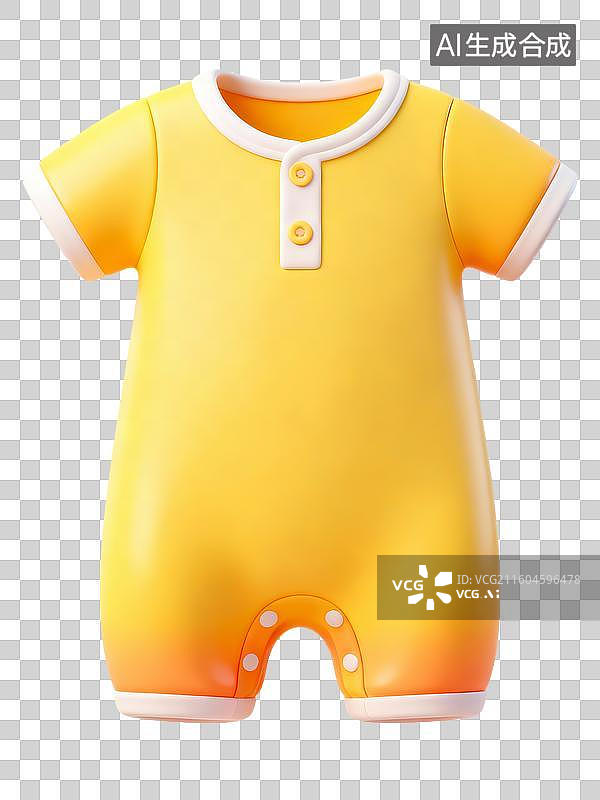 【AI数字艺术】3D卡通母婴元素连体衣图片素材