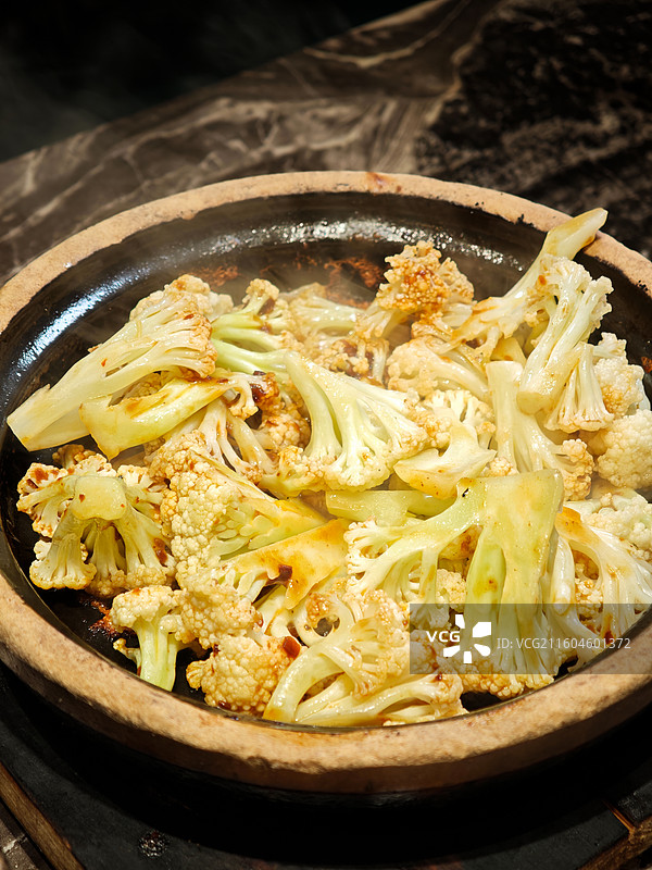 美味美食菜花啫啫煲图片素材